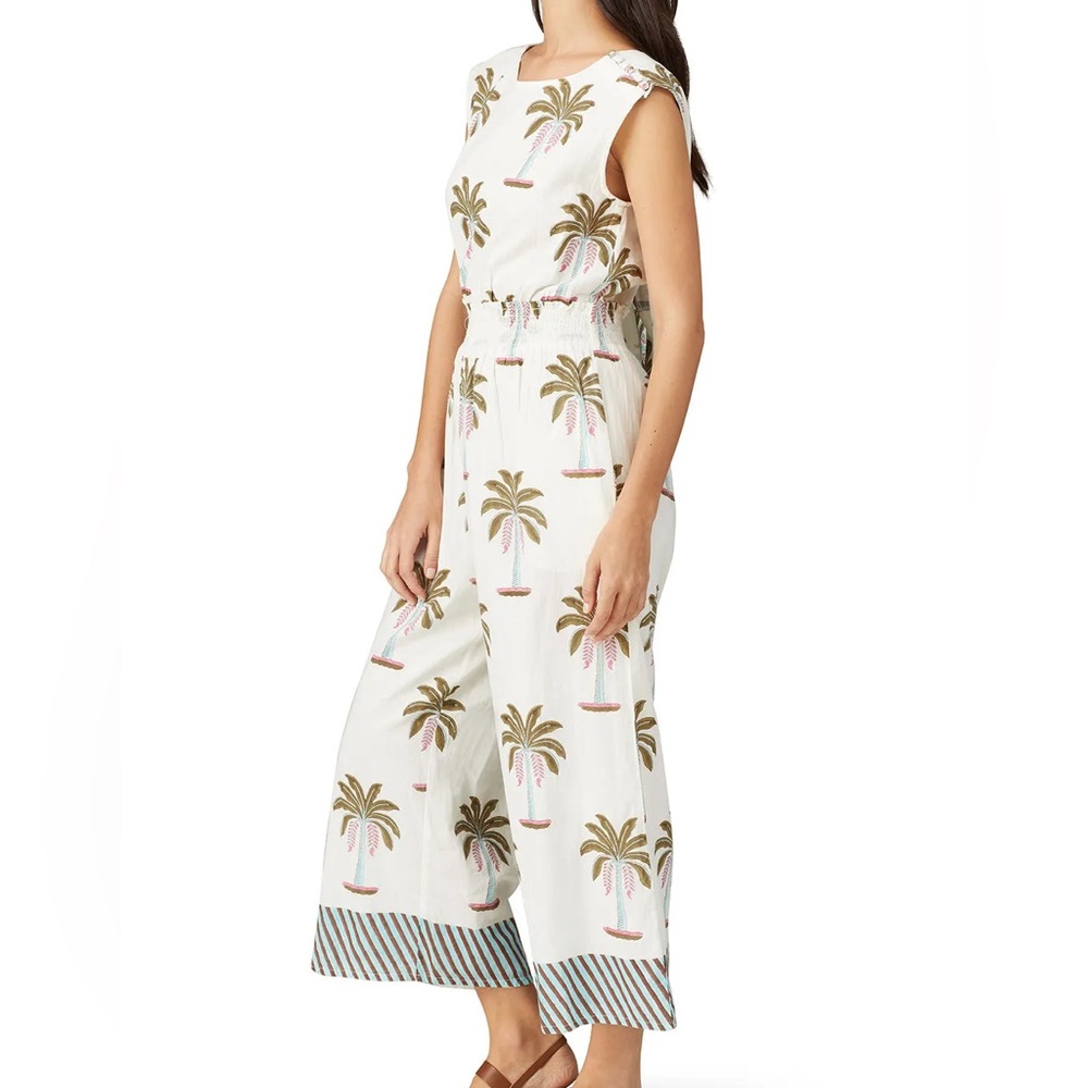 Roller Rabbit Morjim Palm Emanelle Jumpsuit - Picture 8 of 11